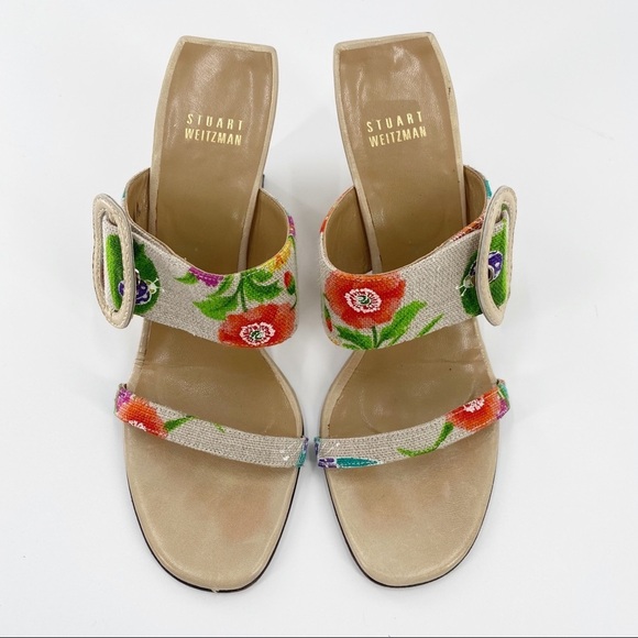 Stuart Weitzman Slip On Wedge Sandal - Picture 2 of 11